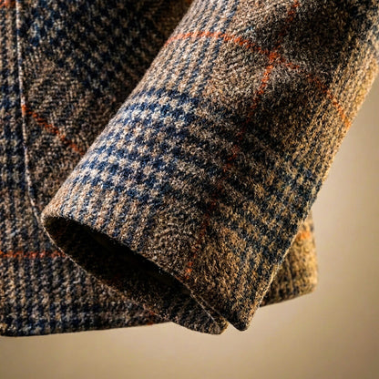 Oscar | Men's Classic Houndstooth Wool Blazer