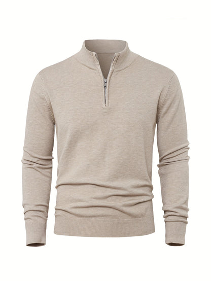 Thomas | Men's High-Neck Zip-Up Jumper for Winter