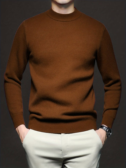 Owen | Men's Ribbed High-Neck Jumper for Winter