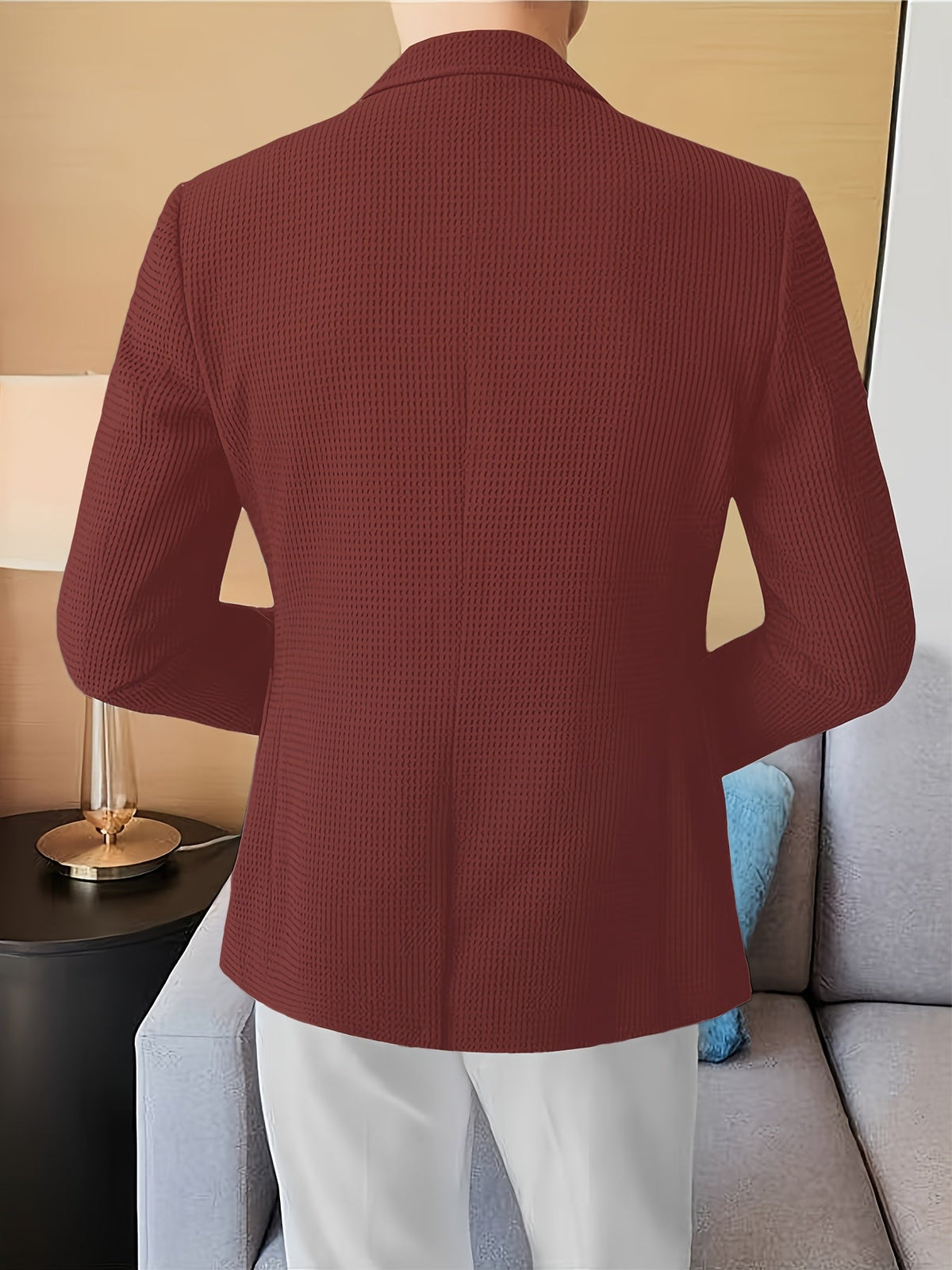 Callum | Men's Waffle-Knit Blazer