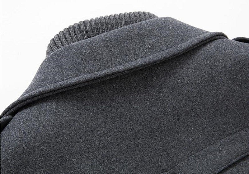 Randall | Men's Classic Double-Breasted Pea Coat for Winter