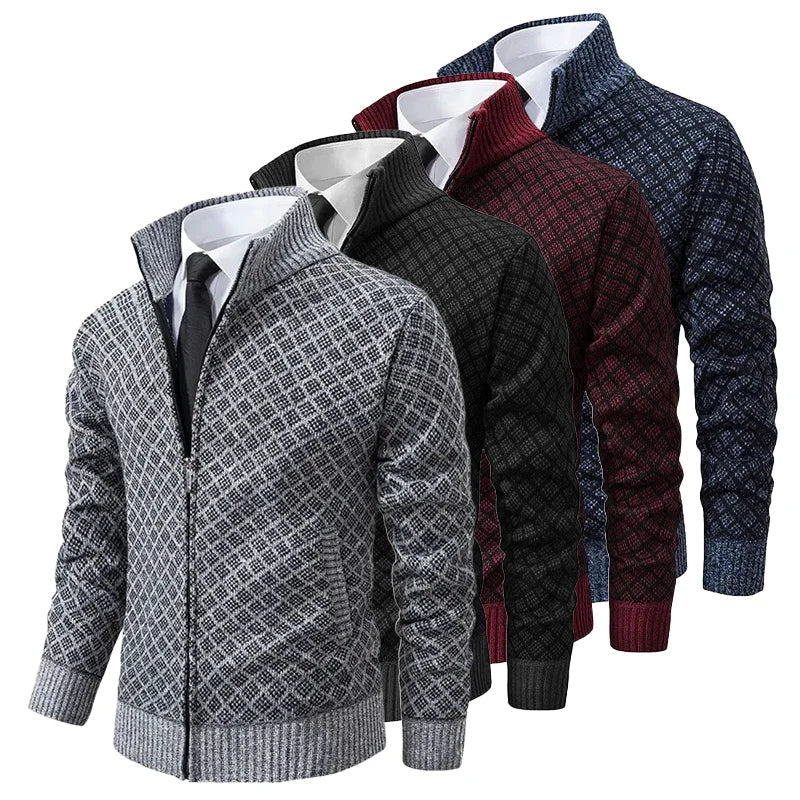 Quentin | Men's Classic Zip-Up Cardigan for Winter