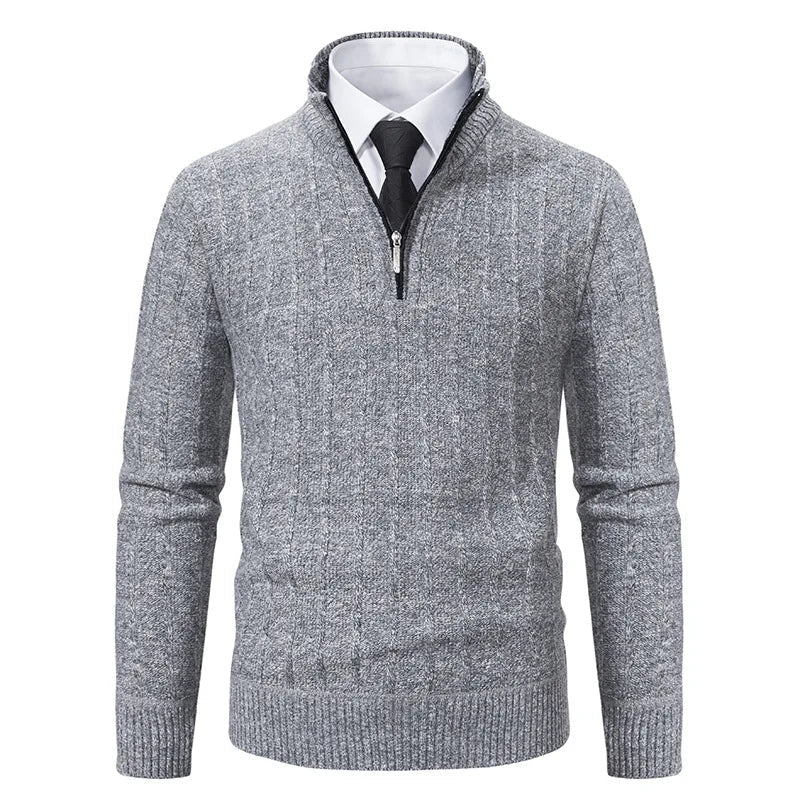Dawson | Men's Cable Knit Quarter-Zip Jumper for Winter