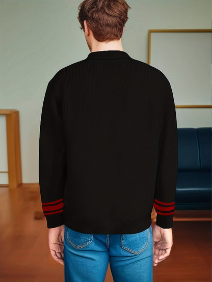 Harvey | Men's Cosy Chunky-Knit Cardigan for Winter
