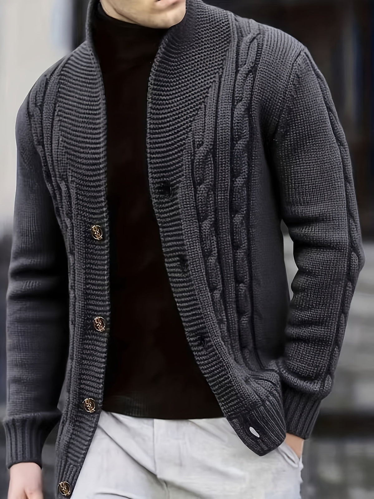 Patrick | Men's Cosy Ribbed Knit Jumper for Winter