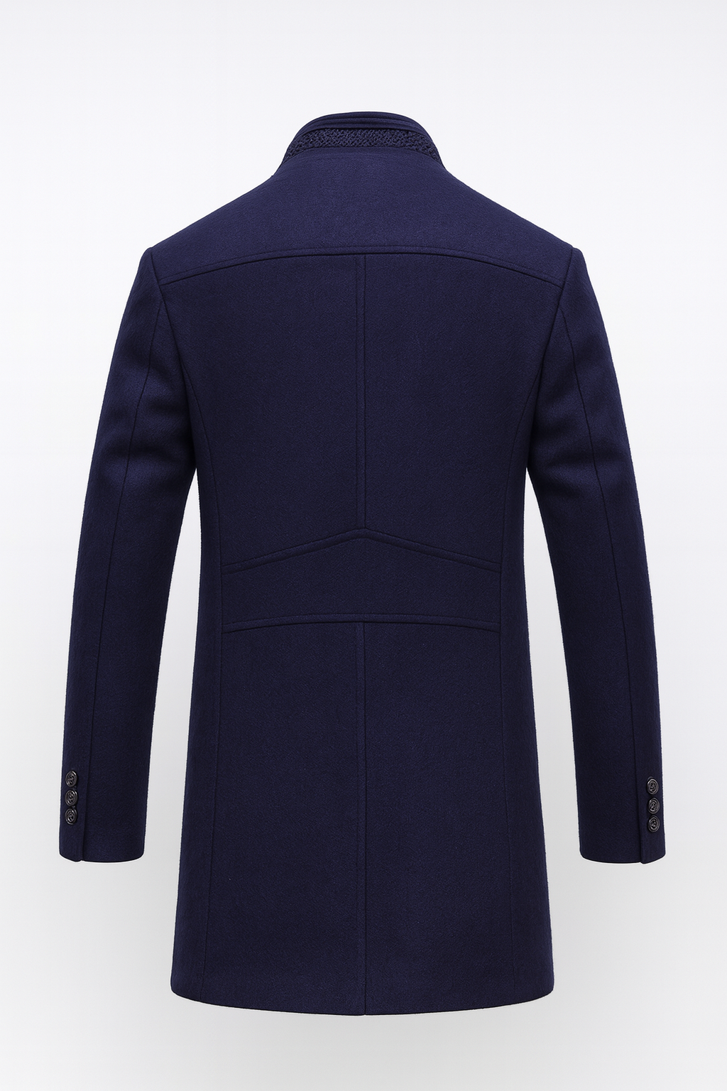 Tom | Men's Colourblock Wool Overcoat for Winter