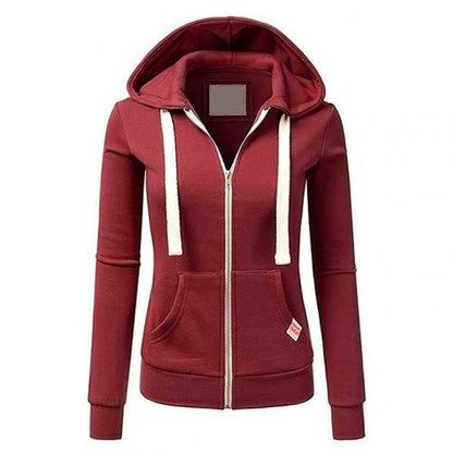 Sandy | Women's Fitted Zip-Up Hoodie for Winter