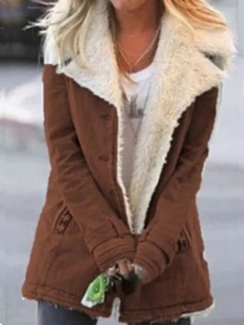 Loretta | Women's Stylish Button-Front Mid-Length Jacket