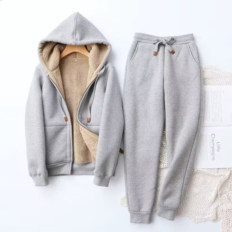 Riley | Women's Cosy Zip-Up Hoodie & Loungewear Set