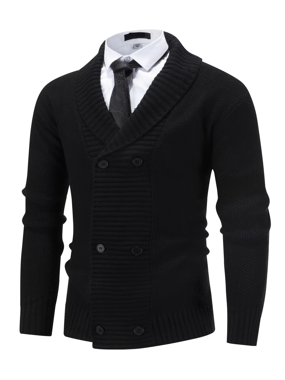 Quentin | Men's Ribbed Knit Cardigan for Winter