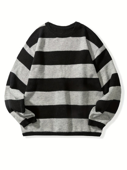 Matthew | Men's Striped Knit Pullover Jumper for Winter
