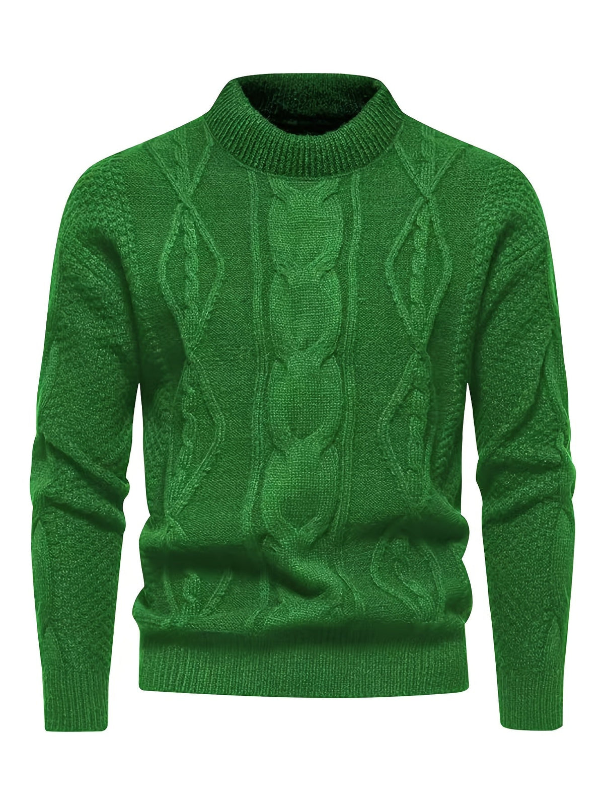 Finley | Men's Classic Cable-Knit Crew Neck Jumper for Winter