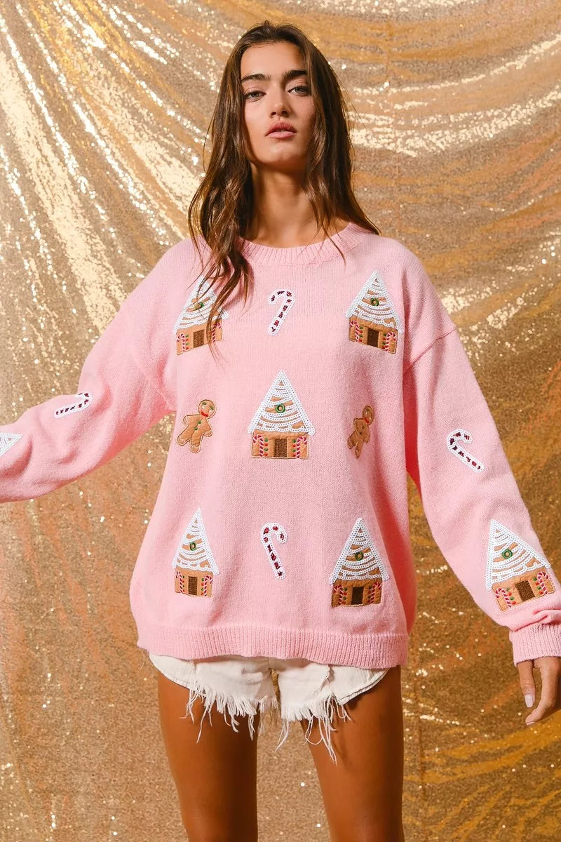 Jocelyn | Women's Cosy Christmas Winter Crewneck Jumper