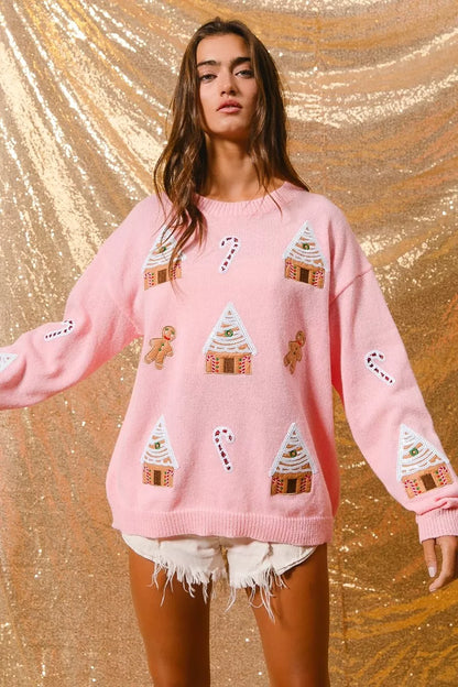 Jocelyn | Women's Cosy Christmas Winter Crewneck Jumper