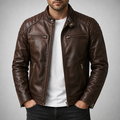 Samuel | Men's Rugged Motorcycle Jacket