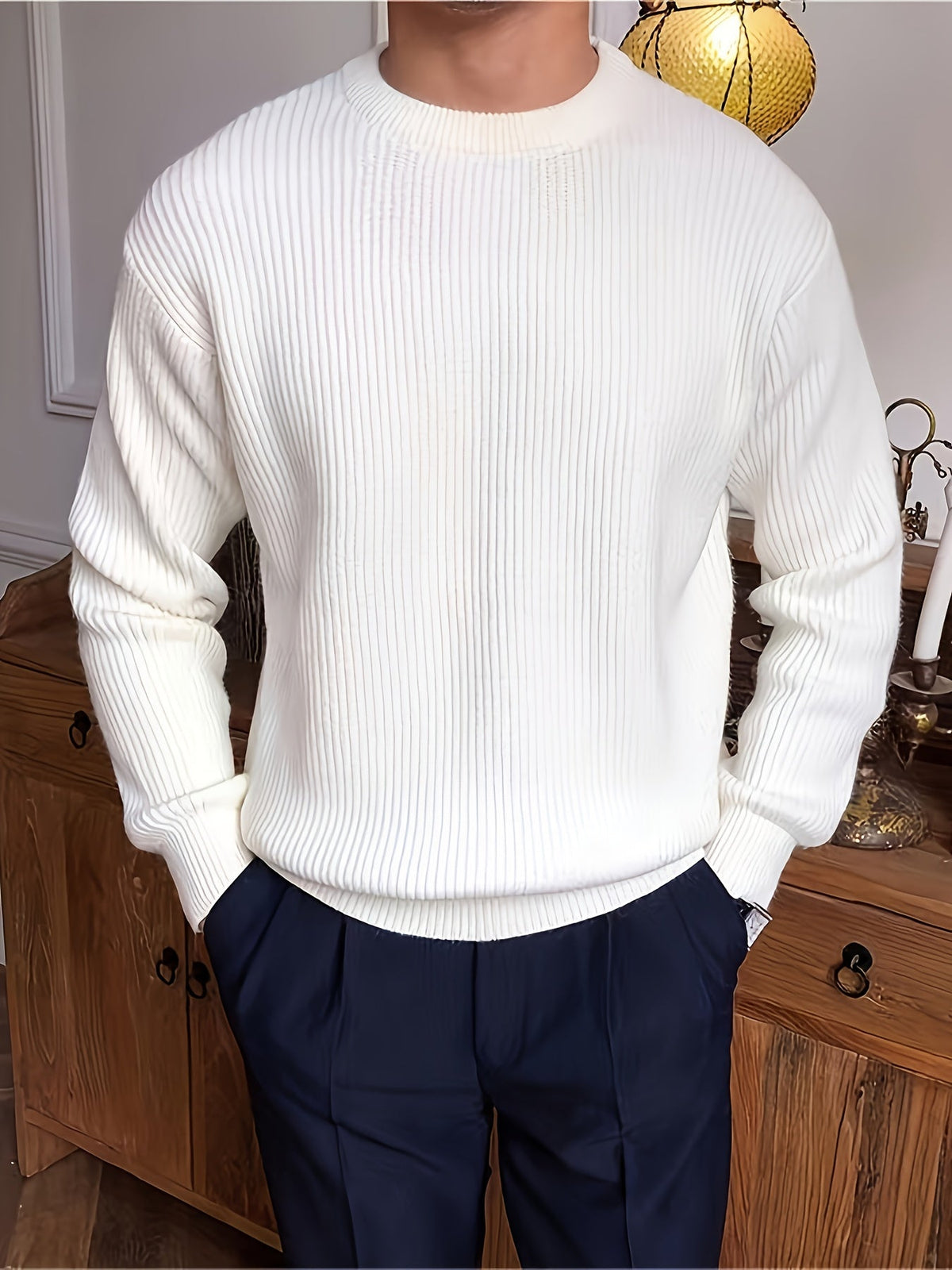 Joseph | Men's Stylish Textured Knit Jumper for Winter