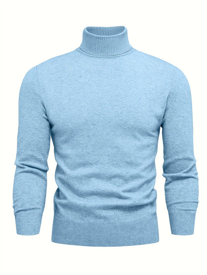 Ethan | Men's High-Neck Knit Jumper for Winter