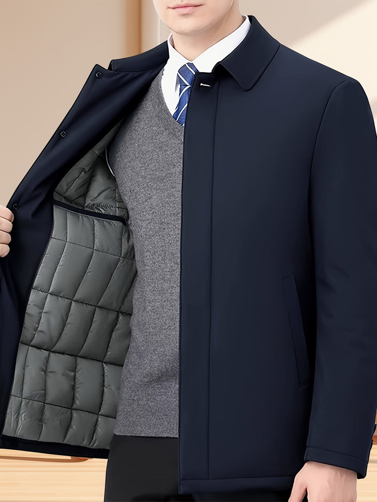 Edward | Men's Stylish Thick-Lapel Jacket