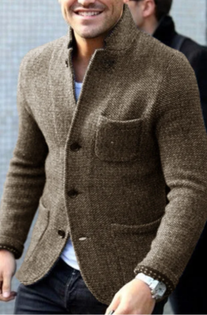 Edward | Men's Casual Button-Down Jacket for Winter