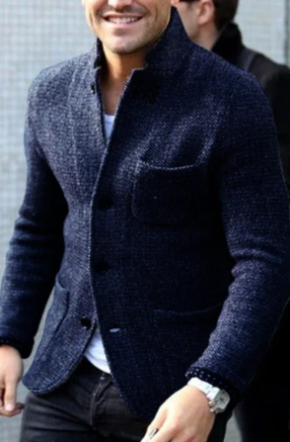 Edward | Men's Casual Button-Down Jacket for Winter