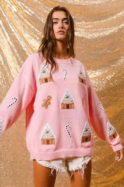 Jocelyn | Women's Cosy Christmas Winter Crewneck Jumper