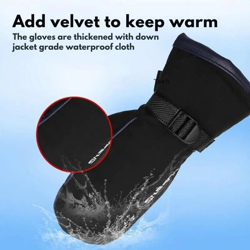 Electric Heated Gloves – Dual-Sided Heating, 10,000mAh USB Rechargeable, Waterproof for Skiing, Motorcycling & Outdoor Adventures