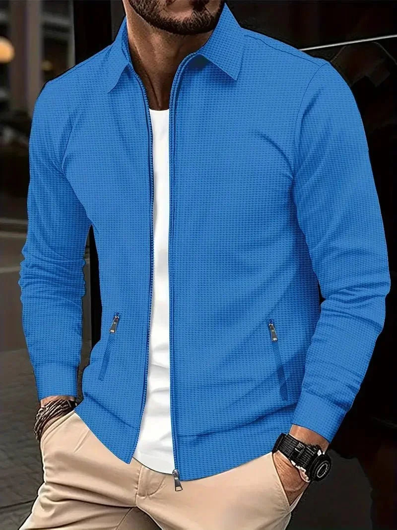 Alexander | Men's Stand-Collar Full-Zip Cardigan for Winter