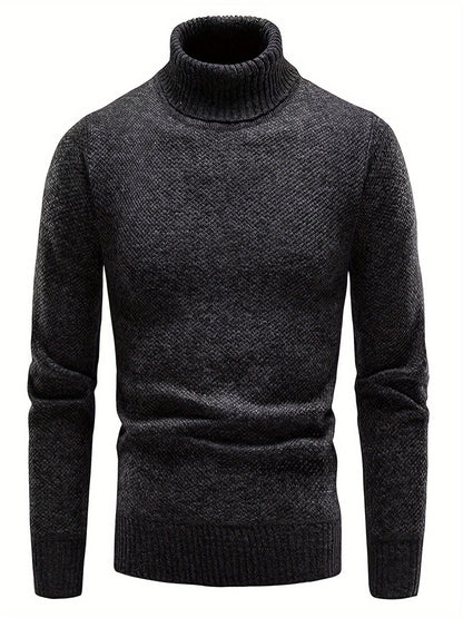 Ryan | Men's Rib-Knit Lapel Jumper for Winter