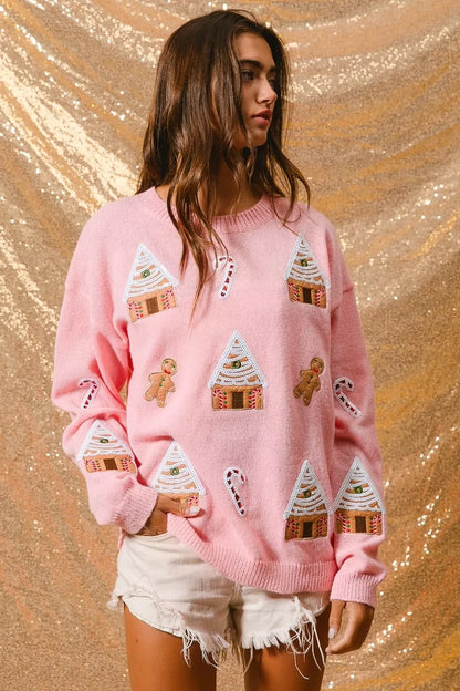 Jocelyn | Women's Cosy Christmas Winter Crewneck Jumper