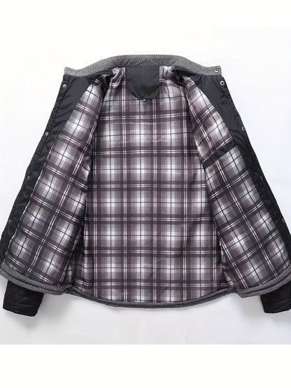 Frank | Men's Colour-Block Stand-Collar Jacket