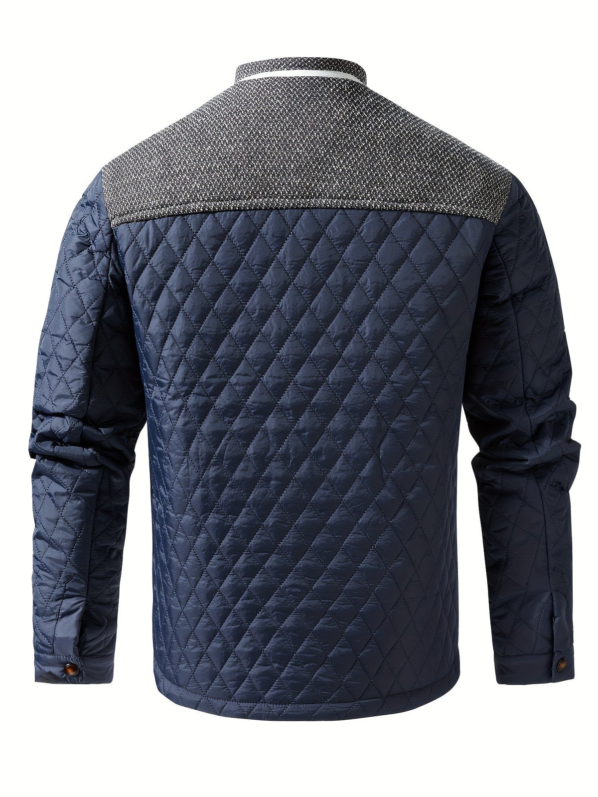 Frank | Men's Colour-Block Stand-Collar Jacket