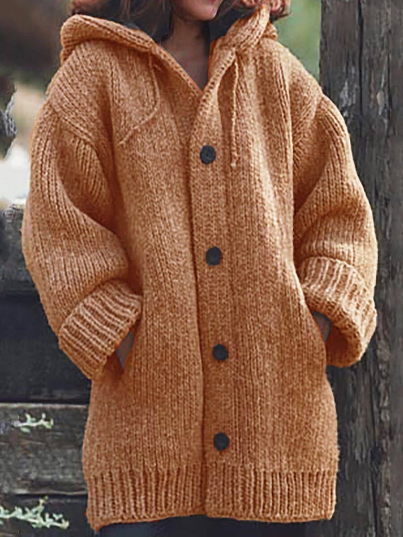 Esme | Women's Cosy Oversized Hooded Knit Cardigan for Winter