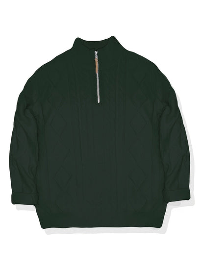 Felix | Men's Cable Knit Half-Zip Jumper for Winter