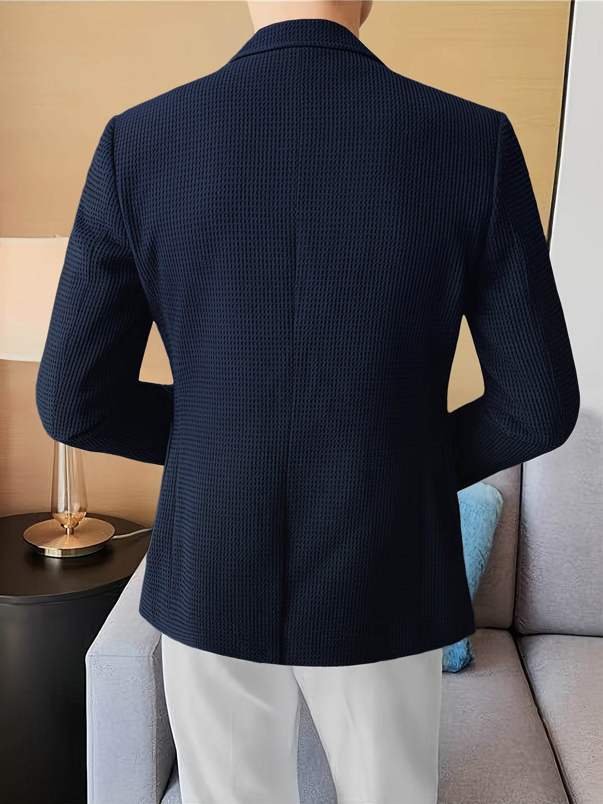 Callum | Men's Waffle-Knit Blazer