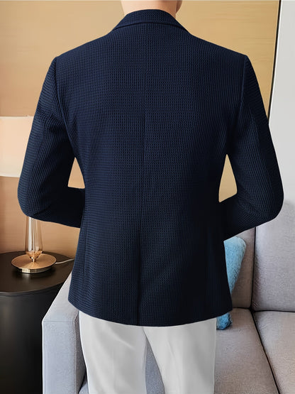 Callum | Men's Waffle-Knit Blazer