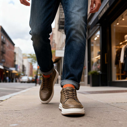 Zane | Premium Leather Trainers