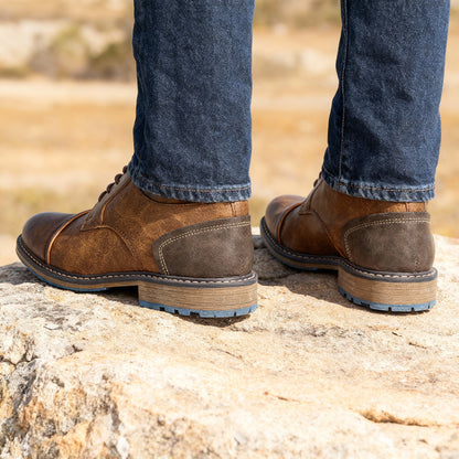 Milo | Classic Cap-Toe Derby Shoes