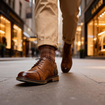 Milo | Classic Cap-Toe Derby Shoes
