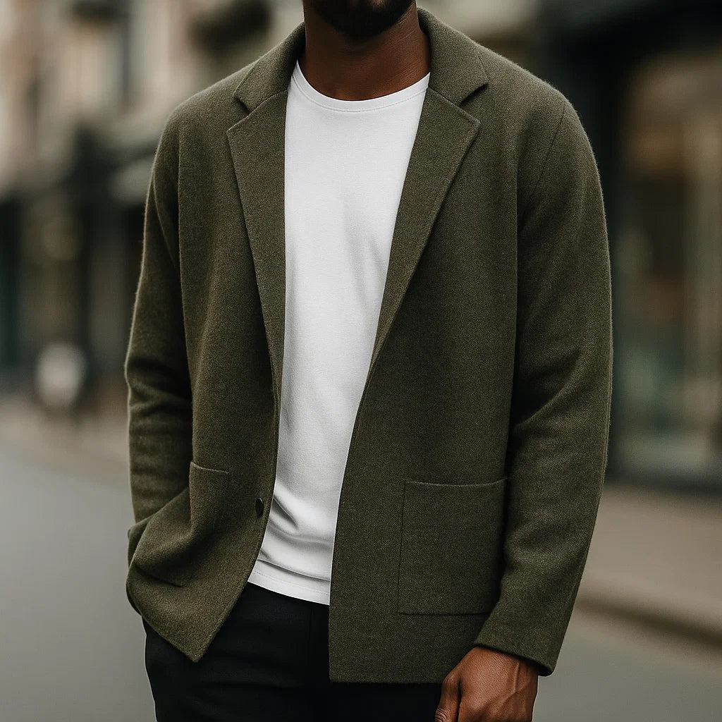 Pemberton | Luxurious Ribbed Cashmere Cardigan for Winter