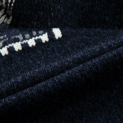 Harald | Men's Stylish Patterned Full-Zip Cardigan for Winter