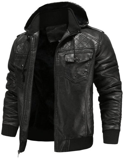 Dorian | Men's Stylish Hooded Bomber Jacket