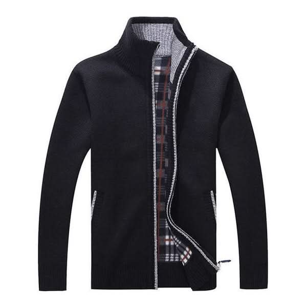 Victor | Men's Zip-Up Knit Jumper for Winter