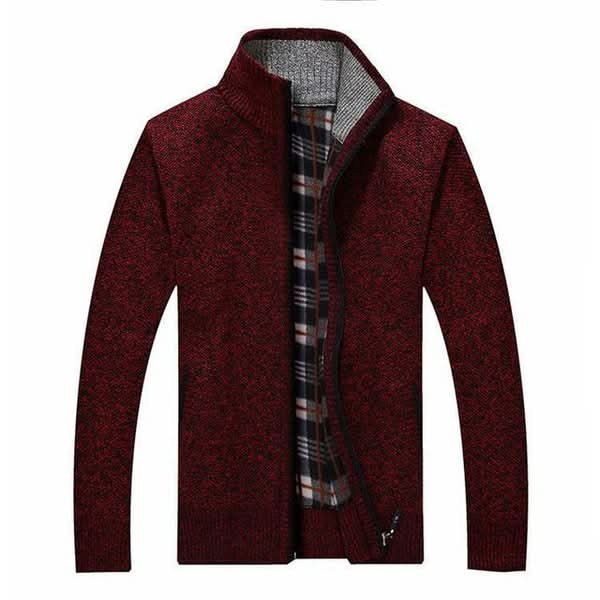 Victor | Men's Zip-Up Knit Jumper for Winter
