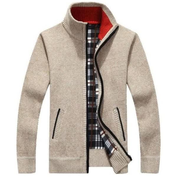 Victor | Men's Zip-Up Knit Jumper for Winter