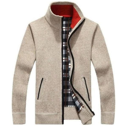 Victor | Men's Zip-Up Knit Jumper for Winter