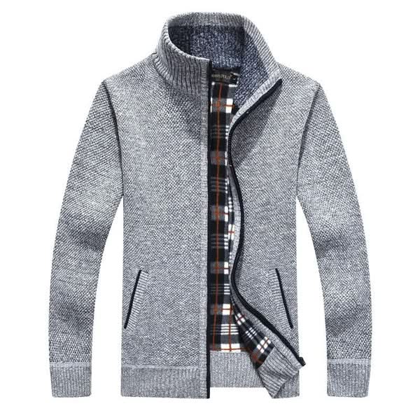 Victor | Men's Zip-Up Knit Jumper for Winter