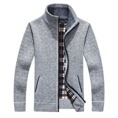Victor | Men's Zip-Up Knit Jumper for Winter