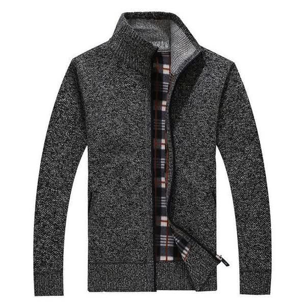 Victor | Men's Zip-Up Knit Jumper for Winter