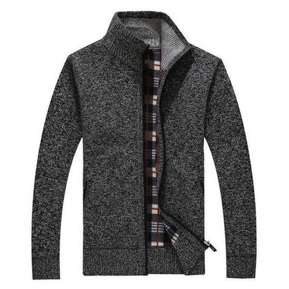 Victor | Men's Zip-Up Knit Jumper for Winter