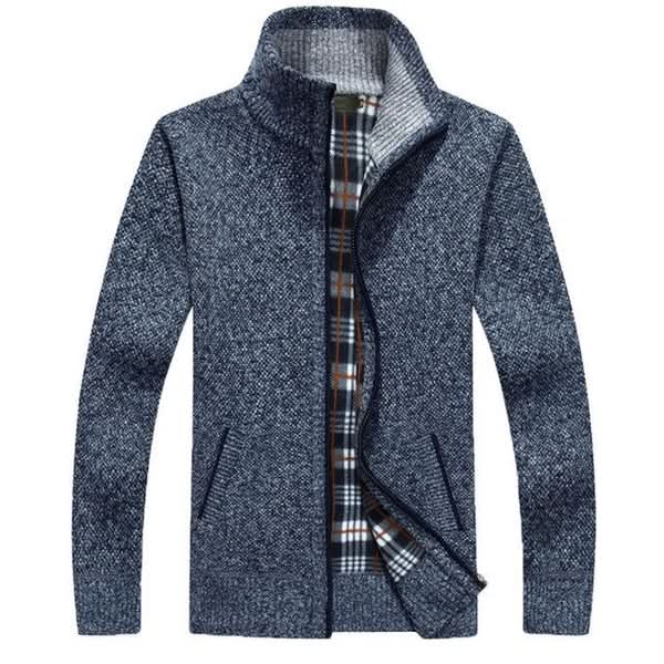 Victor | Men's Zip-Up Knit Jumper for Winter